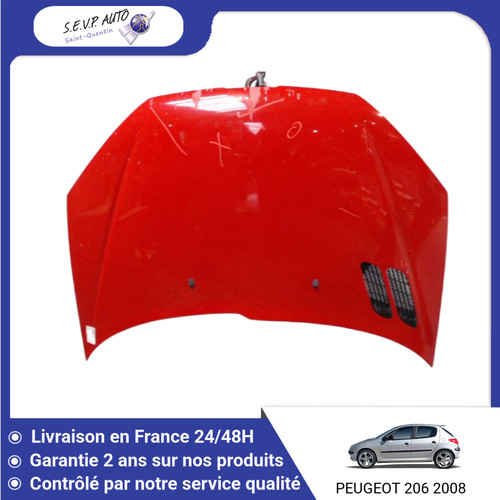Capot peugeot 206 3p - capot,