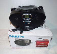 Mini Chaine Radio/Tuner/USB/CD - Philips AZ385/12 - Noir - Hors service HS