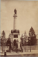 France, Chambéry, Colonne de Boigne, Fontaine des Éléphants, Tirage vintage, ca.