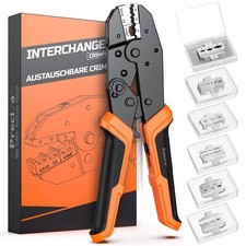 Pince a Sertir Jeu de 6 Pièces Pinces à Cliquet Mâchoires pour Cosses Thermor...