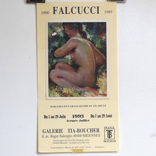 Affiche falcucci galerie - falcucci,
