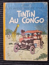 Tintin - Au Congo - EO Couleurs - B1 De 1946 - Papier Epais - TBE