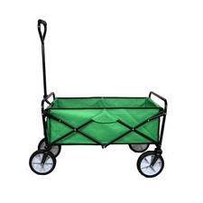 Chariot pour Jardin Pliable Caddie Utilité Brouette Vert Transport Remorque