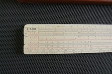 Graphoplex  REGLE A CALCUL BETON ARME - STATOS - 680  F 15 + ETUI RAPHOPLEX   