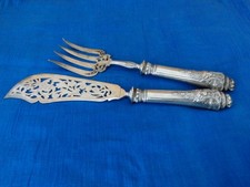 ANCIENS COUVERTS DE SERVICE A POISSONS MINERVE