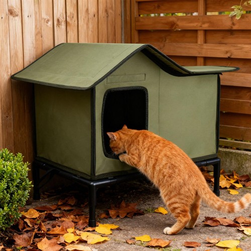 Niche pour chats - , d'extérieur