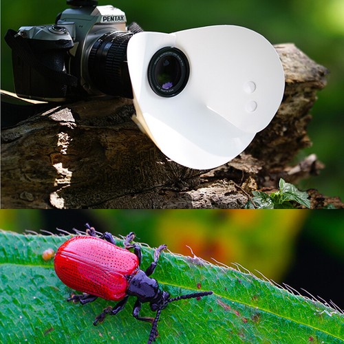 Macro photography reflector - macro,