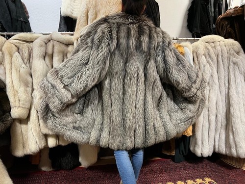 Manteau fourrure renard - manteau,