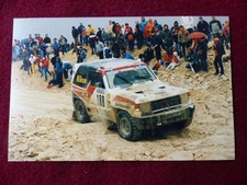 photo originale / rallye auto 4X 4 / PARIS ALGER DAKAR  1984 / MITSUBISHI pajero