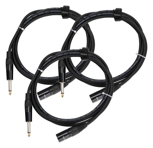 Câble xlr pin mâle - mâle, vers