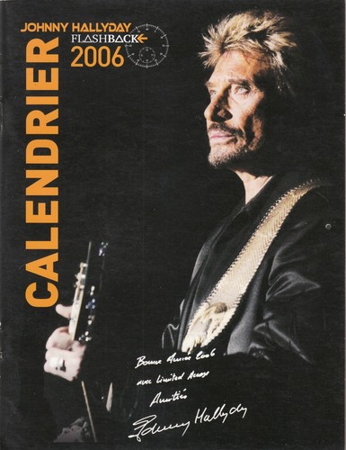 Calendrier 2006 johnny - calendrier,