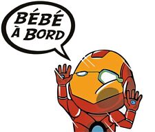 Sticker BÉBÉ A BORD ! Iron