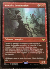 mtg magic Dominating Vampire FOIL promo FRENCH vf fr Vampire dominatrice