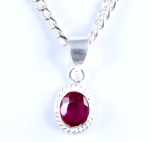Pendentif ovale certifié
