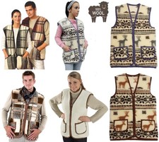 Gilet Veste 100% Laine de