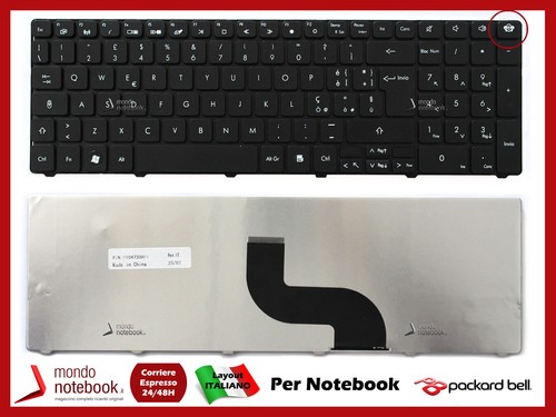 Clavier noir italien packard - noir,