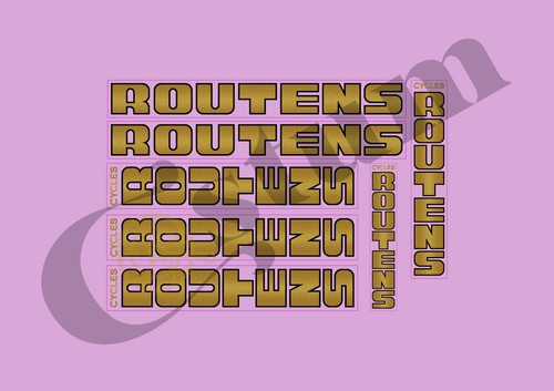 Rout301 stickers decals - jo, jp
