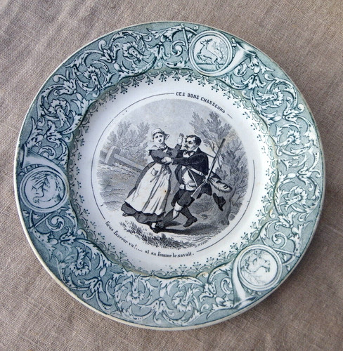 Assiette parlante - assiette,