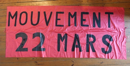 Mai banderolle mouvement du - mai,