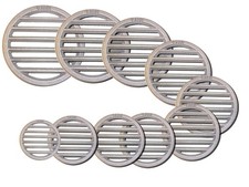 Rond rouille cendres Grille