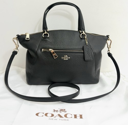 Sac coach noir cuir grainé - coach,