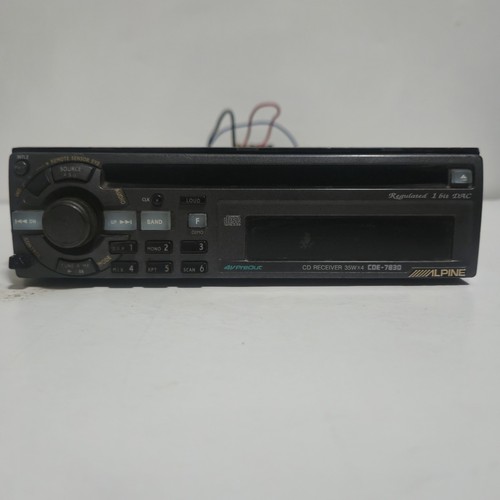 Alpine car radio unit - cd,