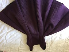 robe cocktail MAJE T1 noire et rouge