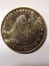 2006 JETON MEDAILLE MONNAIE DE PARIS - 65 LOURDES TENEZ VOS LAMPES ALLUMEES, 