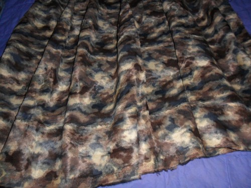 Vintage velours tacheté tons