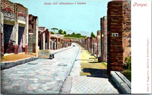 Italie pompei carte postale - pompei,