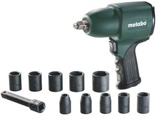 Boulonneuse à choc à air comprimé METABO DSSW 360 set 1/2' + 10 clés à douilles