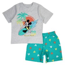 Ensemble garçon - Mickey (modèle N°2). Couleur gris. Cadeau