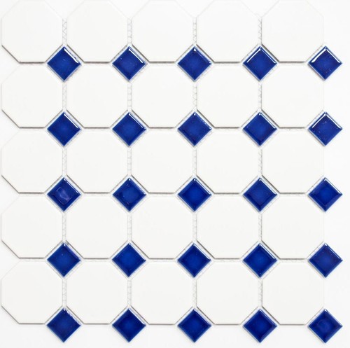 Mosaïque céramique octogone - céramique,