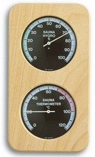 TFA 40.1004 Sauna Thermomètre Hygromètre Bois Massif Saunaklima Cheveux