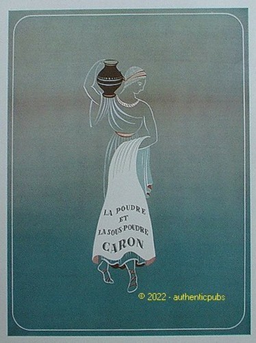 Publicite caron parfum poudre - caron,