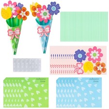 78 Pièces Kit de Bricolage pour les Idées Fleurs Kit Jardinage Enfant Papier ...