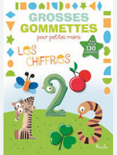 Livre Gommettes - Grosses Gommettes pour petites mains - Les Chiffres