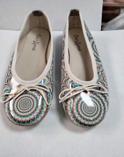 Ballerines multicolore cuir