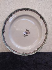 Assiette plate à décor de