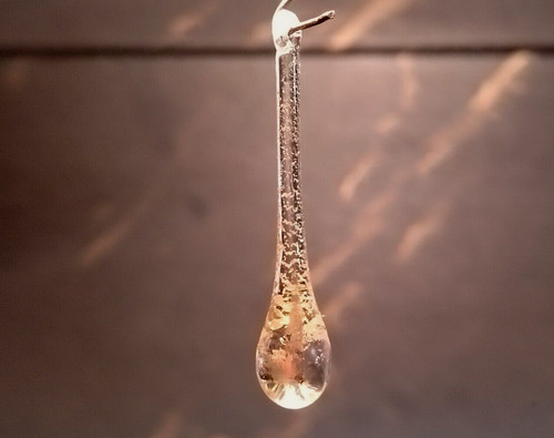 Pampille goutte verre de - pampille,
