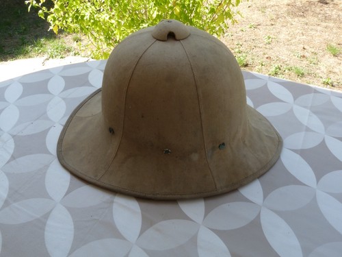 Ancien casque colonial type - colonial, de