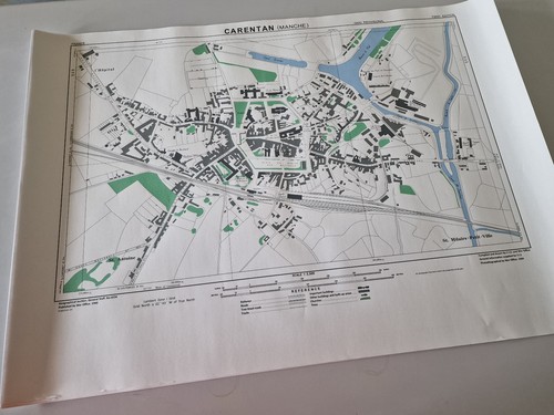 Carte carentan normandie - carte,