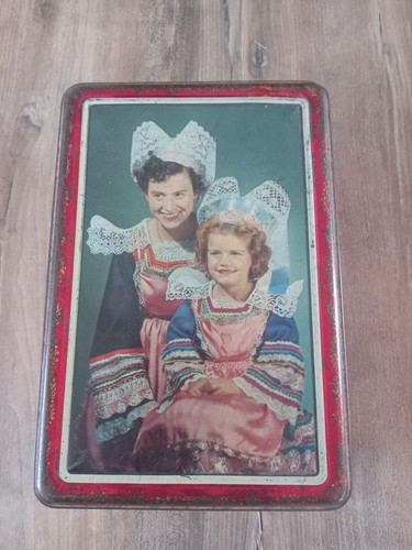 Ancienne boîte biscuits - ancienne, en