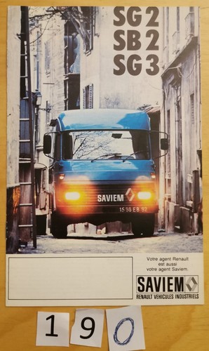 Renault saviem sg2 sb2 sg3 - renault,