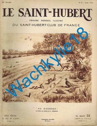 Saint hubert 1935 - le, saint-hubert