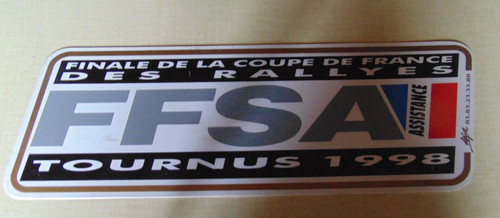 Plaque rallye finale de - plaque,