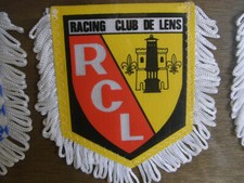 ?? RCL RACING DE LENS FANION CLUB FOOT FOOTBALL PENNANT WIMPEL ÉCUSSON VINTAGE