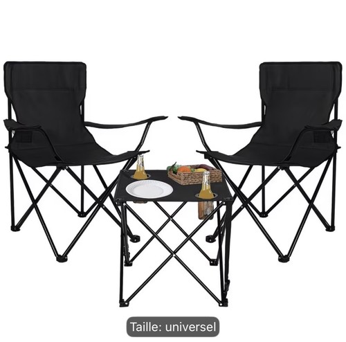 Ensemble camping chaises - camping, 2