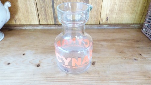 Pichet publicitaire cynar - pichet,