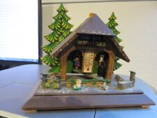 Petit chalet en bois thermomètre TBE vintage